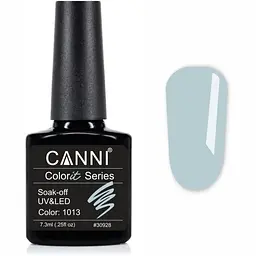 Гель-лак Canni Colorit 1013 сіро-блакитний 7.3 мл - мініатюра 2
