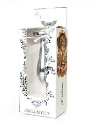 Анальна пробка - Jewellery Silver Plug Clear S - мініатюра 10