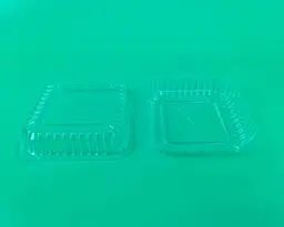 Кришка з PET-пластику для алюмінієвого контейнера SP84L, 100 шт, прямокутна для зберігання та доставки їжі, щільне прилягання