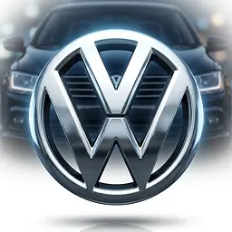 Емблема Volkswagen Jetta 6 2010 -2014г Хром об'ємна 130 мм (OEM: 5C6 853 601, 5C6853601, 5C6853630DLIP, 5C6853601ULM)