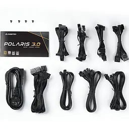 БЖ 850W Chieftec POLARIS 3.0 PPS-850FC-A3, 135 mm, 80+ GOLD, Cable management, retail - мініатюра 8