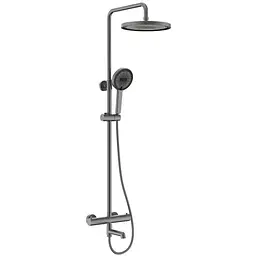 Душова система з термостатом Koer KB-57029-07 3 функції, graphite KR5498, Графіт