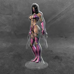 Акрилова колекційна фігурка Мортал комбат Mortal Kombat Міліна 15 см - мініатюра 2