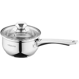 Ківш Ardesto зі скляною кришкою Gemini Gourmet Spoleto 1л нержавіюча сталь kuh0014711