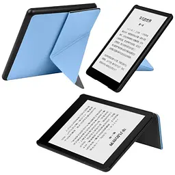 Обкладинка Ultra Slim Origami BeCover для Amazon Kindle Paperwhite 12th Gen. 2024 7" Light Blue (712839) - мініатюра 2