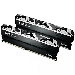Пам'ять для настільних комп'ютерів G.Skill 32GB (2x16GB) DDR4 3200MHz Sniper X Urban Camo (F4-3200C16D-32GSXWB) - мініатюра 2