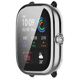 Захисний чохол Tamister для смартгодинника Amazfit GTS4 Mini сріблястий - мініатюра 3