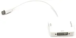 Кабель-Перехідник 0,2 м PowerPlant mini DisplayPort (Thunderbolt) - DisplayPort, HDMI, DVI