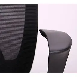 Офісне крісло для персоналу Art Metal Furniture Nickel Black сидіння Сідней-07/спинка Сітка SL-00 чорна (297089) - мініатюра 8