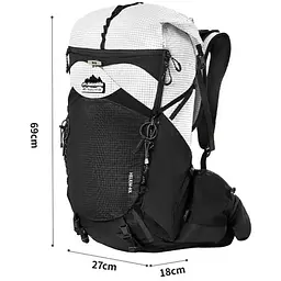 Рюкзак туристичний Naturehike Helium CNK2450XB016 M 40 л білий - мініатюра 2