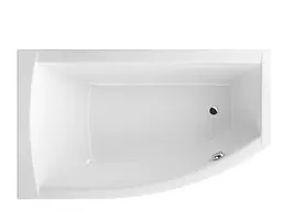 Ванна акрилова Radaway Sitera 160x95 ліва + ножки (WA1-32-160x095LS) + сифон
