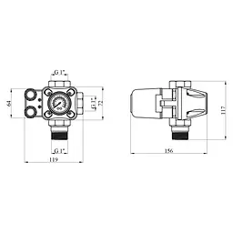 Реле тиску механічне Agua SK-9 (CV035278) - мініатюра 5