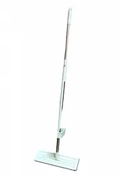 Швабра миюча Good Idea Spin Mop з віджимом 360 для миття підлог з мікрофіброю 120х35х11 см Бірюзовий