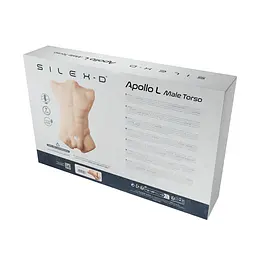 Торс з фалоімітатором на присосці SilexD Apollo L Male Torso, суперреалістичний, термореактивний - мініатюра 8