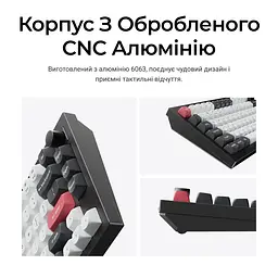 Клавіатура бездротова Keychron Q1 HE Magnetic Switch Black RGB (Q1H-M1-UA) - мініатюра 9