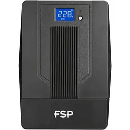 ДБЖ FSP iFP-2000, 2000ВА/1200Вт, LCD, Schukox4. 230V/50Hz ,w/o RJ45,w/ USB, Black, 12V/9Ahx2, CIS