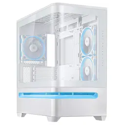 Корпус Asus Prime AP202 ARGB Tempered Glass Білий без БЖ (90DC00P3-B19000)