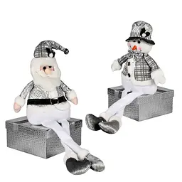 Фігура новорічна "Santa Snowman" 70см (R96538) в асортименті