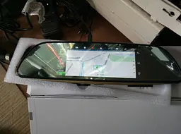 Дзеркало відеореєстратор GPS 3G Wi-Fi екран 7" Сенсорний 2 Камери K35 - мініатюра 6