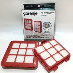 Комплект Hepa фільтрів для пилососу Gorenje VCEA01GACWCY, VC1901GACRCY, VC1701GACWCY, 732742 (HFGFAG) - мініатюра 2