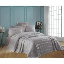 Покривало з наволочками Ekose Grey 240 x 260 см Gardines pbe0051064