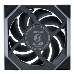 Вентилятор Lian Li Uni Fan SL Wireless LCD 120-3 Reverse Black (G99.12RSLLCD1W3B.00) - мініатюра 5