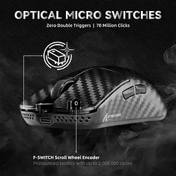 Миша Attack Shark R11 Ultra Weave Black (AS-6972792472409-B) [166747] - мініатюра 10