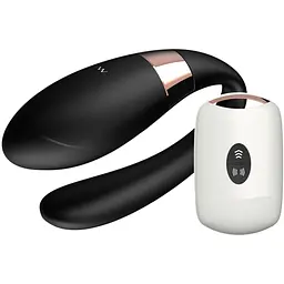Вібратор Boss Series V-Vibe 9 см чорний