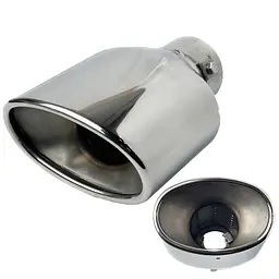 Насадка на глушник Elegant Овальна Ø 63 х 180 мм Хром (EL 106 006)