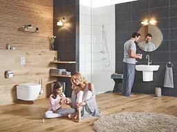 Інсталяція CET 5в1 Grohe Euro Solido з кнопкою Arena Cosmopolitan + унітаз із сидінням і прокладкою 30412 - мініатюра 10