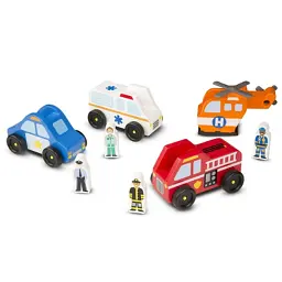 Ігровий набір Melissa&Doug Дерев'яний аварійний набір Транспорт (MD19285) - мініатюра 4