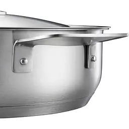 Сотейник Fiskars All Steel глибокий матовий 28 см (1064749) - мініатюра 4
