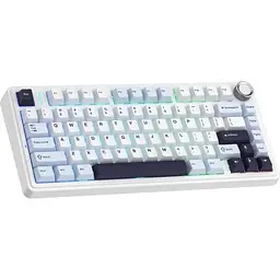 Клавіатура Aula F75 Pink Switch USB UA White (6978080504883) - мініатюра 2