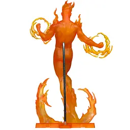 Фігурка Marvel Human Torch - Collectible with Scene 10 (Фантастична четвірка) 30.5 см - мініатюра 5
