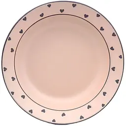 Тарілка глибока МВМ My Home KP-39 ручної роботи 20.5 см світло-рожева (KP-39 LIGHT PINK)