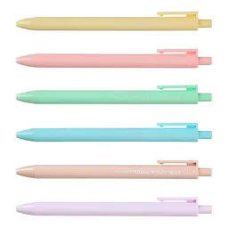 Ручка кулькова Buromax Pastel Rubber Touch синя 0.5 мм упаковка 12 шт. (BM.8242)