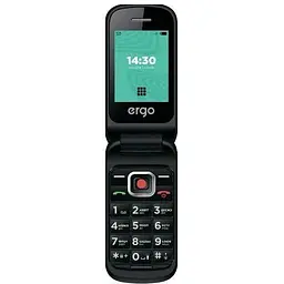 Мобільний телефон Ergo F241 Dl Sim чорний - мініатюра 2