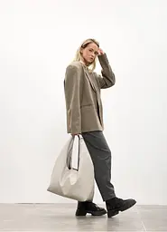 Сумка жіноча Sambag HOBO L сірий 34 х 37 х 16 см (53300030) - мініатюра 4