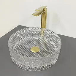 Умивальник VBI Sepino transparent накладний VBI-016300, Прозорий