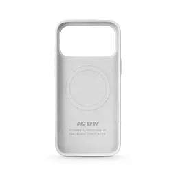Силиконовый чехол с MagSafe для Apple iPhone 17 Pro Max, ICON2 MagCase, белый, противоударный, панель с мягкой подкладкой, защита всего корпуса, поддержка беспроводной зарядки, совместим с защитными стеклами и пленками, ArmorStandart (ARM86683) - мініатюра 2
