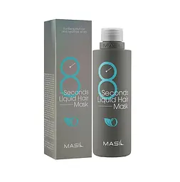 Маска для професійного відновлення пошкодженого волосся 8 seconds salon liquid hair mask Masil 100 мл