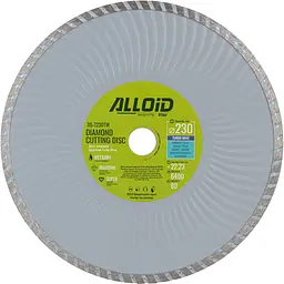 Диск алмазний Alloid Building Tools Turbo Wave відрізний 230 мм (DS-7230TW)