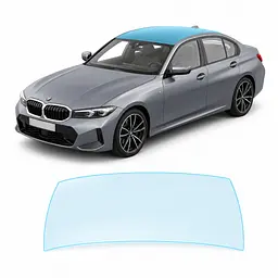 Антигравійна захисна бронеплівка за лекалами для BMW 3 Series G20 facelift 2022- зона даху