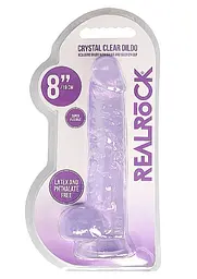 Фалоімітатор - Realrock Dildo 8" Purple