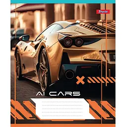 Набір зошитів 1 Вересня AI Cars A5 в лінію 48 листів 10 шт. - мініатюра 2