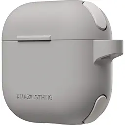 Чохол AmazingThing Omni GripClip Case для Apple AirPods 4 Titan Grey (APRO4OMGY) [131105] - мініатюра 3