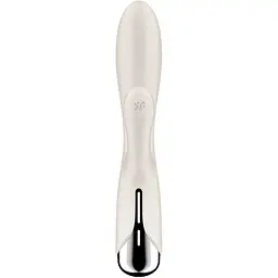 Вібратор-кролик Satisfyer Spinning Rabbit 1 Beige - мініатюра 6