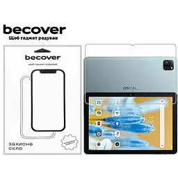 Захисне скло BeCover для Oscal Pad 70 10.1" (709791) - мініатюра 2