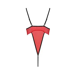 Боді з високим вирізом стегна AKITA Body red - Passion Exclusive L/XL - мініатюра 6