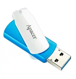 Флеш накопичувач USB 128Gb AH357, White/Blue Apacer teh0024645